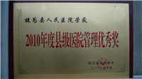 2010年县级医院管理优秀奖