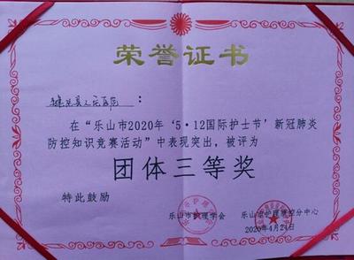 国际护士节团体奖