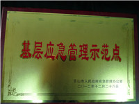 基层应急管理示范点